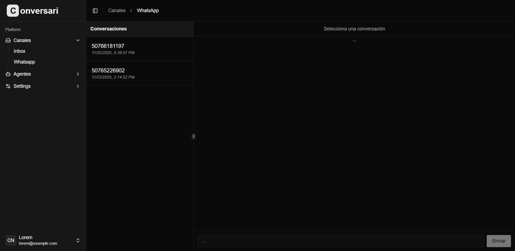 Conversari Screenshot